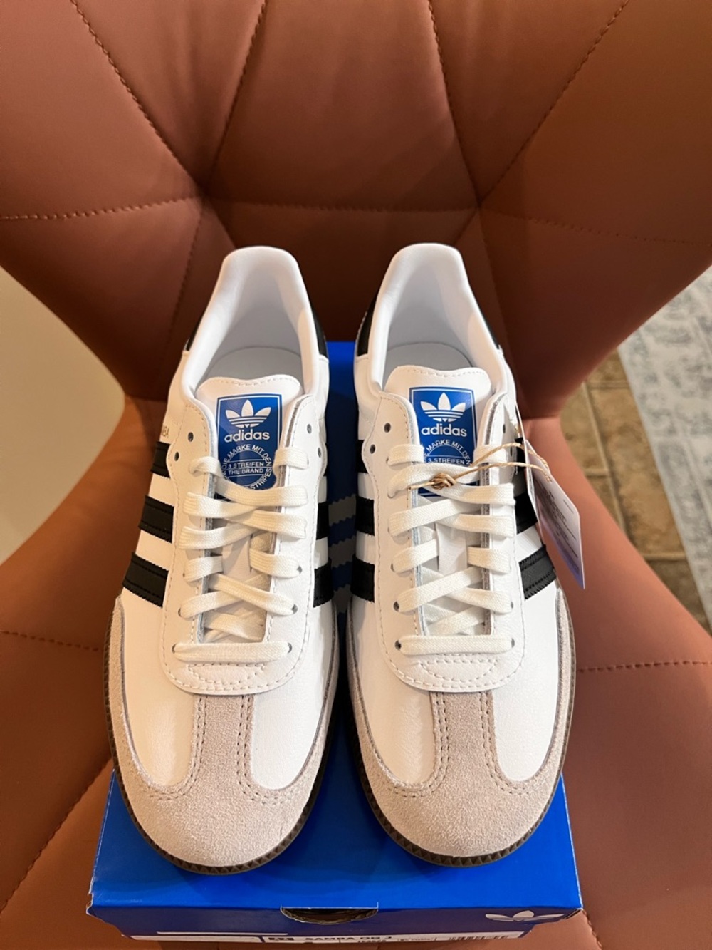 ADIDAS SAMBA OG SHOES KIDS ORIGINAL SZ 4 (Unisex)